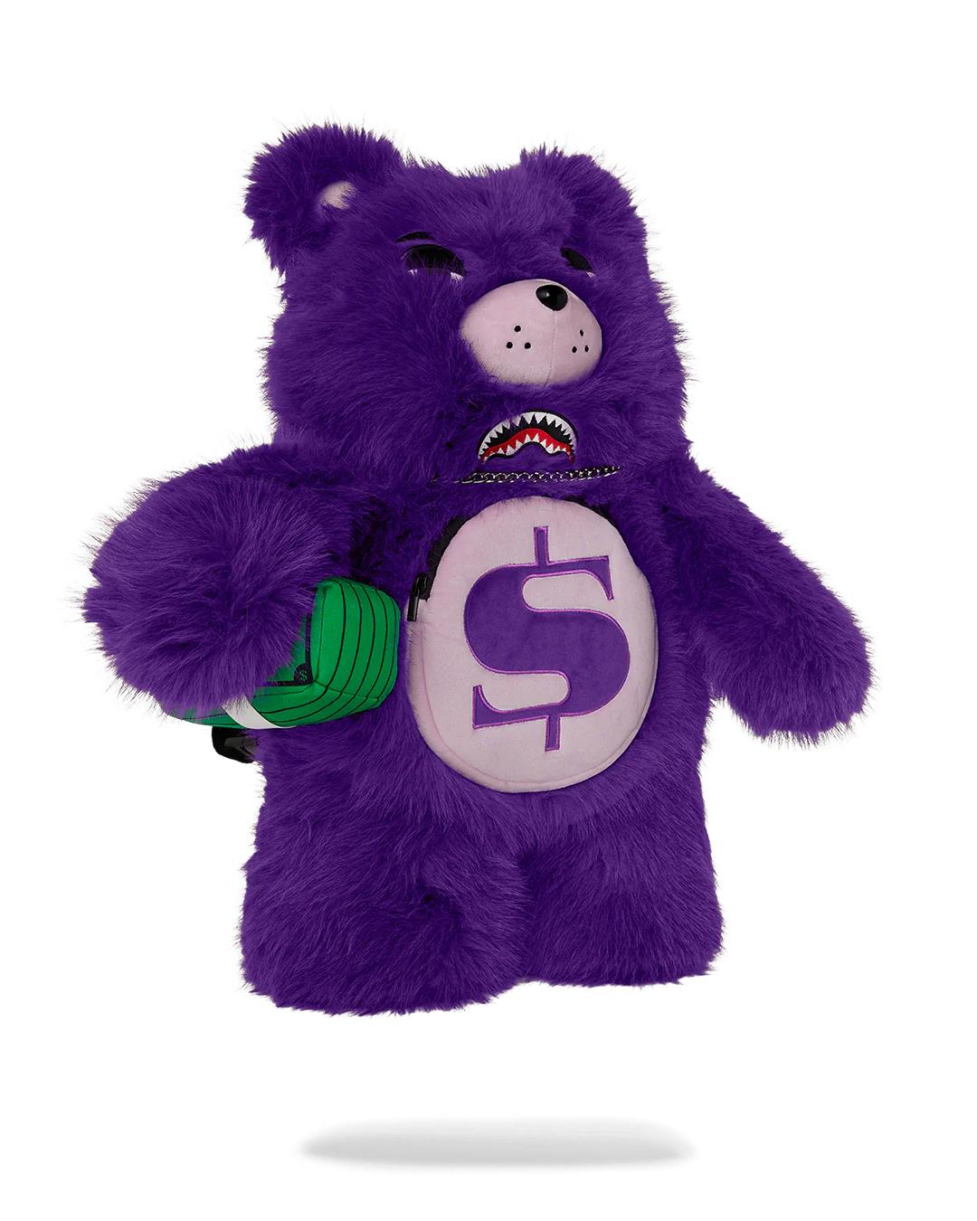Sprayground Featured | FURZILLA SHARK (PURP) MONEYBEAR BACKPACK