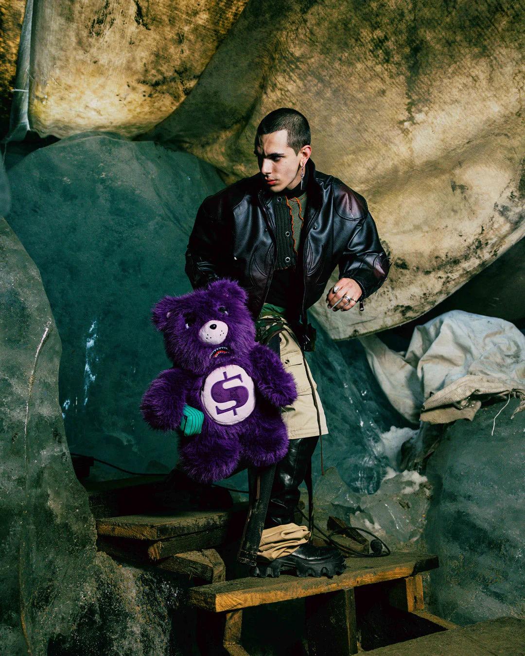 Sprayground Featured | FURZILLA SHARK (PURP) MONEYBEAR BACKPACK