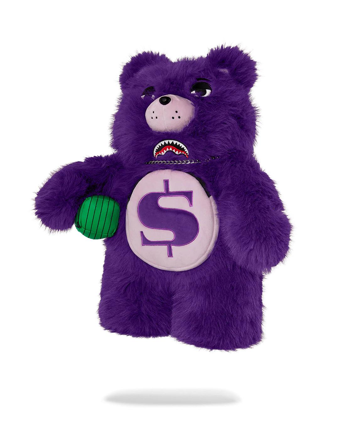 Sprayground Featured | FURZILLA SHARK (PURP) MONEYBEAR BACKPACK