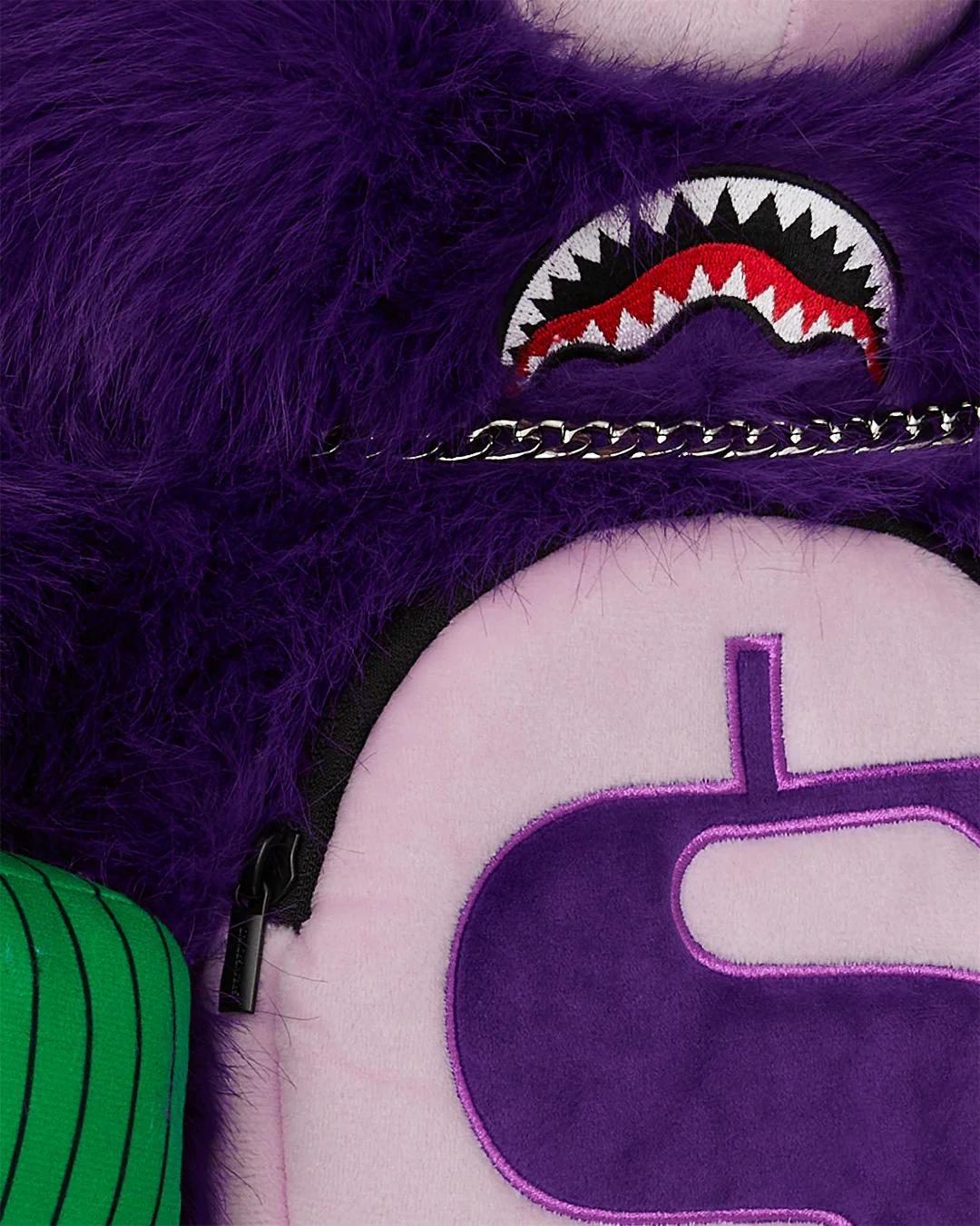 Sprayground Featured | FURZILLA SHARK (PURP) MONEYBEAR BACKPACK
