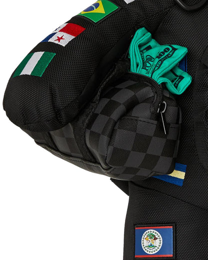 Sprayground Essential | JAMES FIRST CLASS GLOBAL FLAGS MONEYBEAR BACKPACK