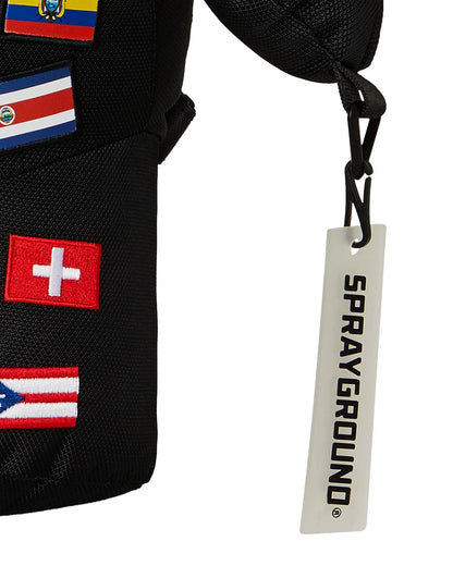 Sprayground Essential | JAMES FIRST CLASS GLOBAL FLAGS MONEYBEAR BACKPACK