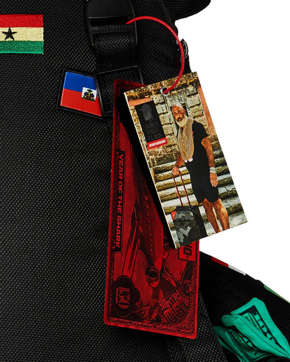 Sprayground Essential | JAMES FIRST CLASS GLOBAL FLAGS MONEYBEAR BACKPACK