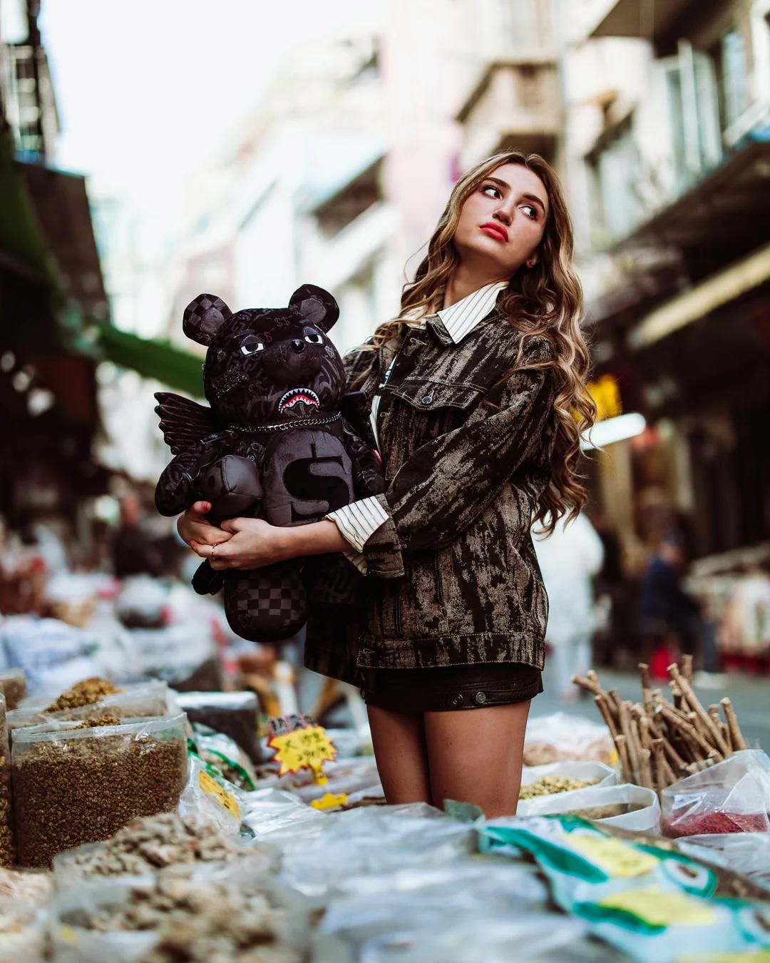 Sprayground Recommended | 4AM MONEY WING BEAR BACKPACK
