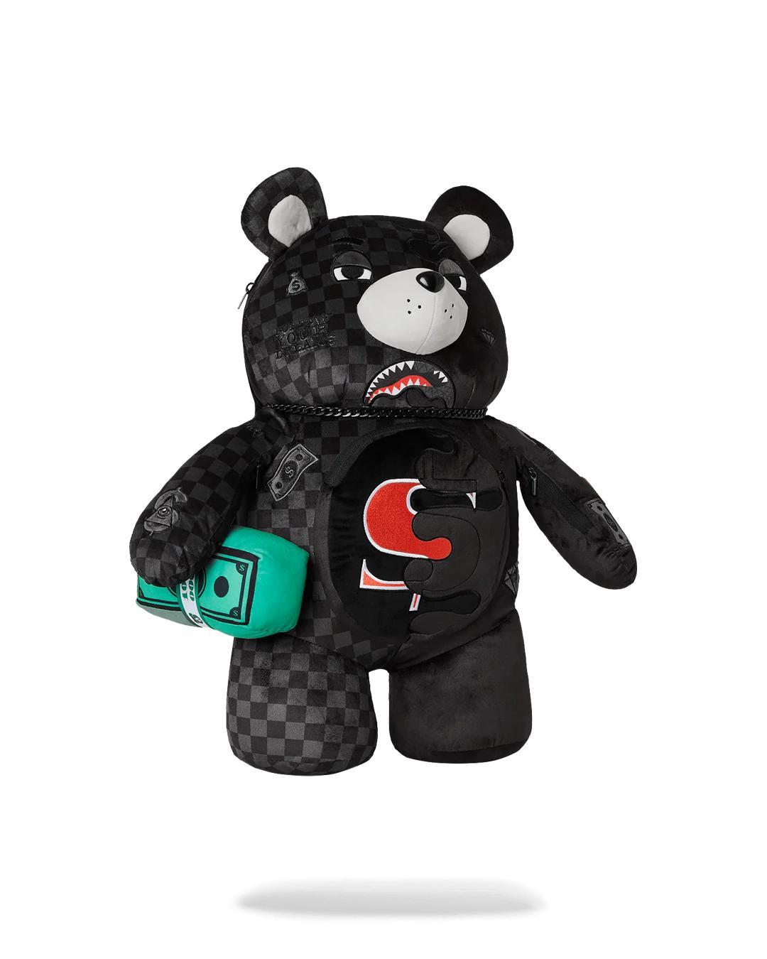 Sprayground Exclusive | SPEED SHARK SIDE SWIPE MONEYBEAR TEDDY BEAR BACKPACK