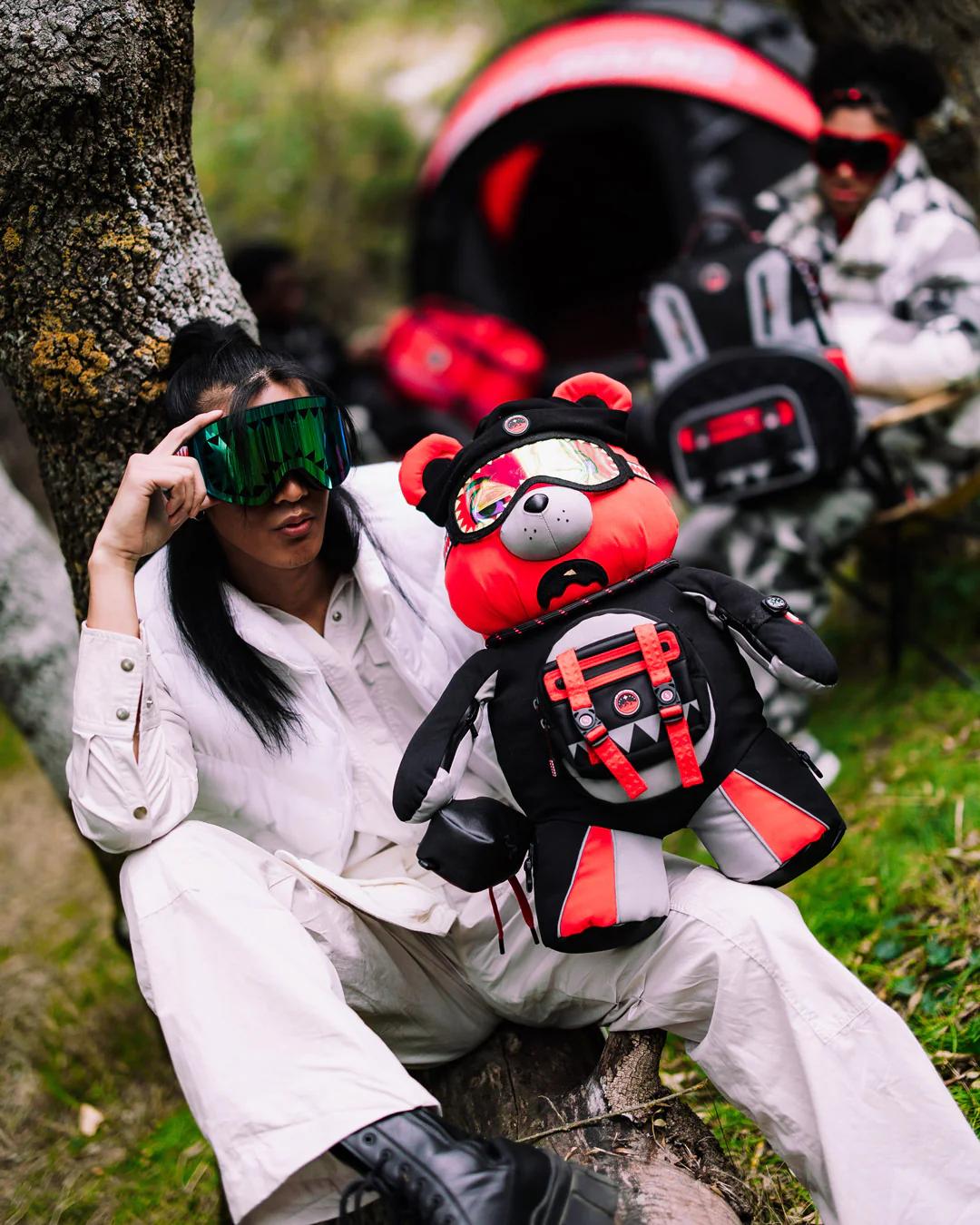 Sprayground Classic | SKY HIGH SEEKERS ARCTIC GPS MONEYBEAR BACKPACK