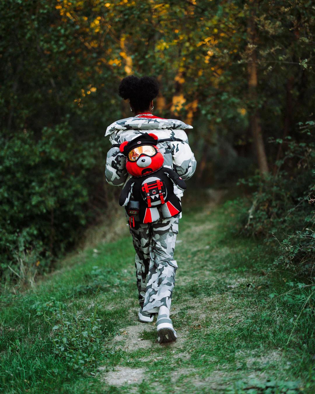 Sprayground Classic | SKY HIGH SEEKERS ARCTIC GPS MONEYBEAR BACKPACK