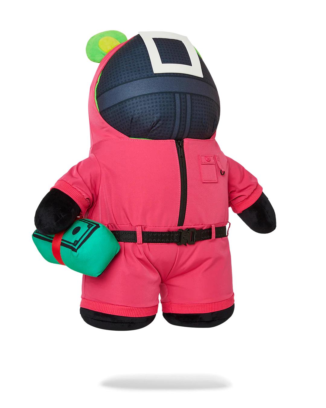 Sprayground Premium | SQUID GAME COLLAB PINK SOLDIERS BEAR BACKPACK
