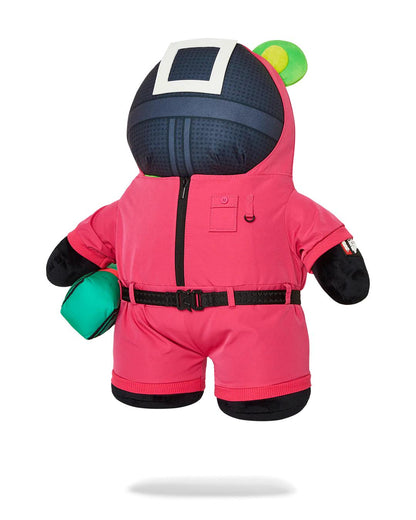 Sprayground Premium | SQUID GAME COLLAB PINK SOLDIERS BEAR BACKPACK