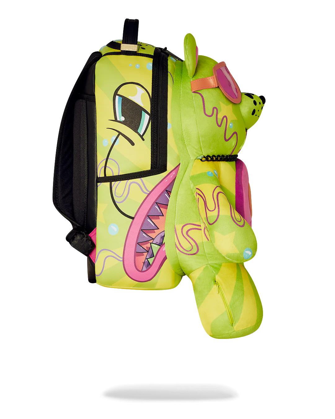 Sprayground Trending | SLIME DIME MONEYBEAR TEDDYBEAR ON BACKPACK