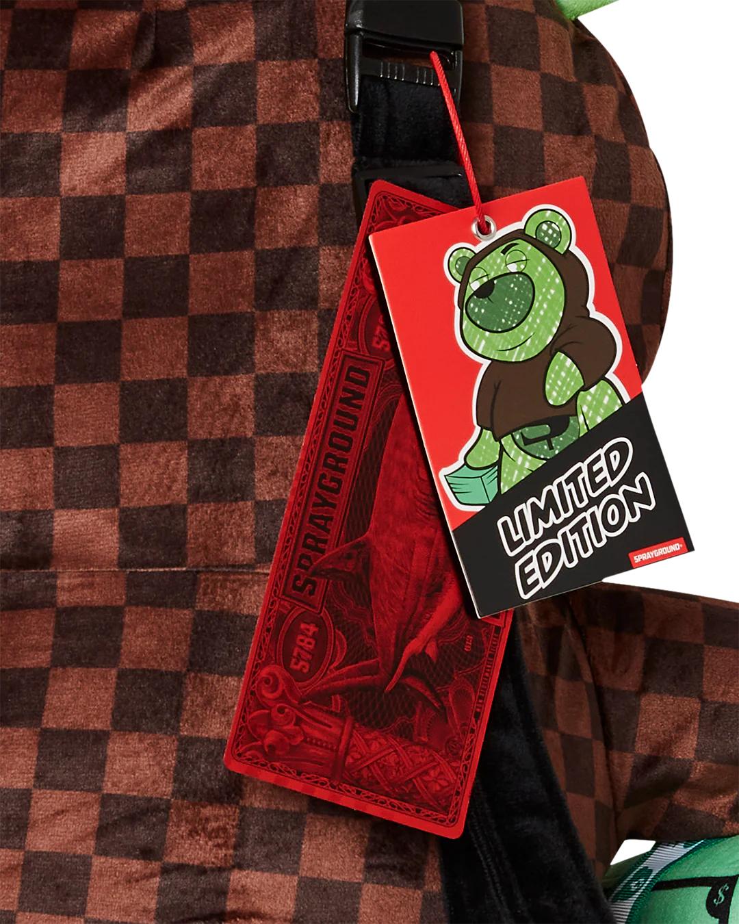 Sprayground Recommended | SHARKS IN PARIS FADE AWAY HOODIE MONEYBEAR TEDDYBEAR BACKPACK