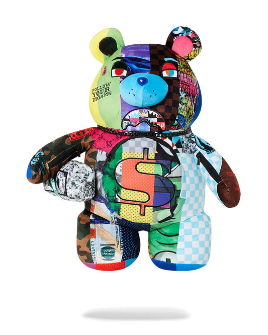 Sprayground Premium | SHARK MASTERPIECES MONEYBEAR TEDDYBEAR BACKPACK
