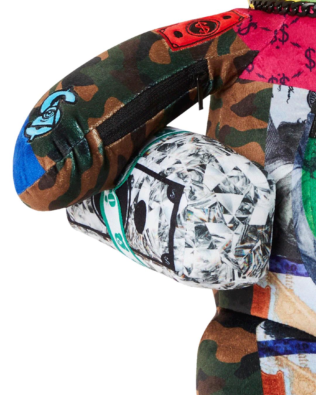 Sprayground Premium | SHARK MASTERPIECES MONEYBEAR TEDDYBEAR BACKPACK