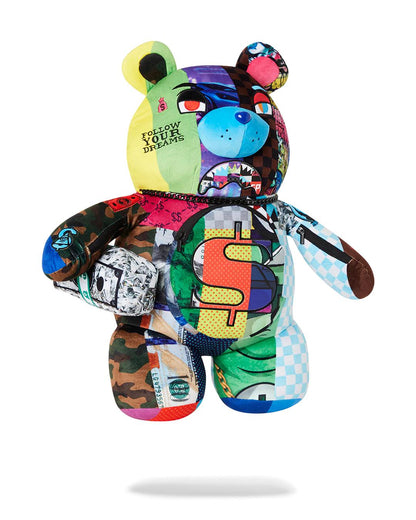 Sprayground Premium | SHARK MASTERPIECES MONEYBEAR TEDDYBEAR BACKPACK