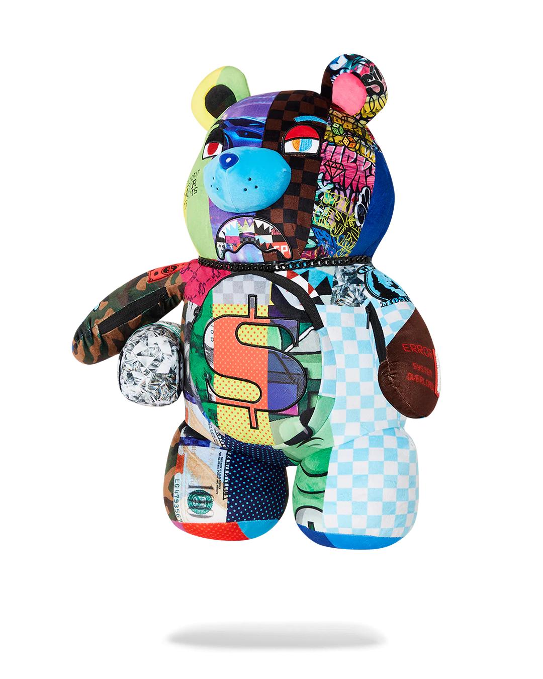 Sprayground Premium | SHARK MASTERPIECES MONEYBEAR TEDDYBEAR BACKPACK