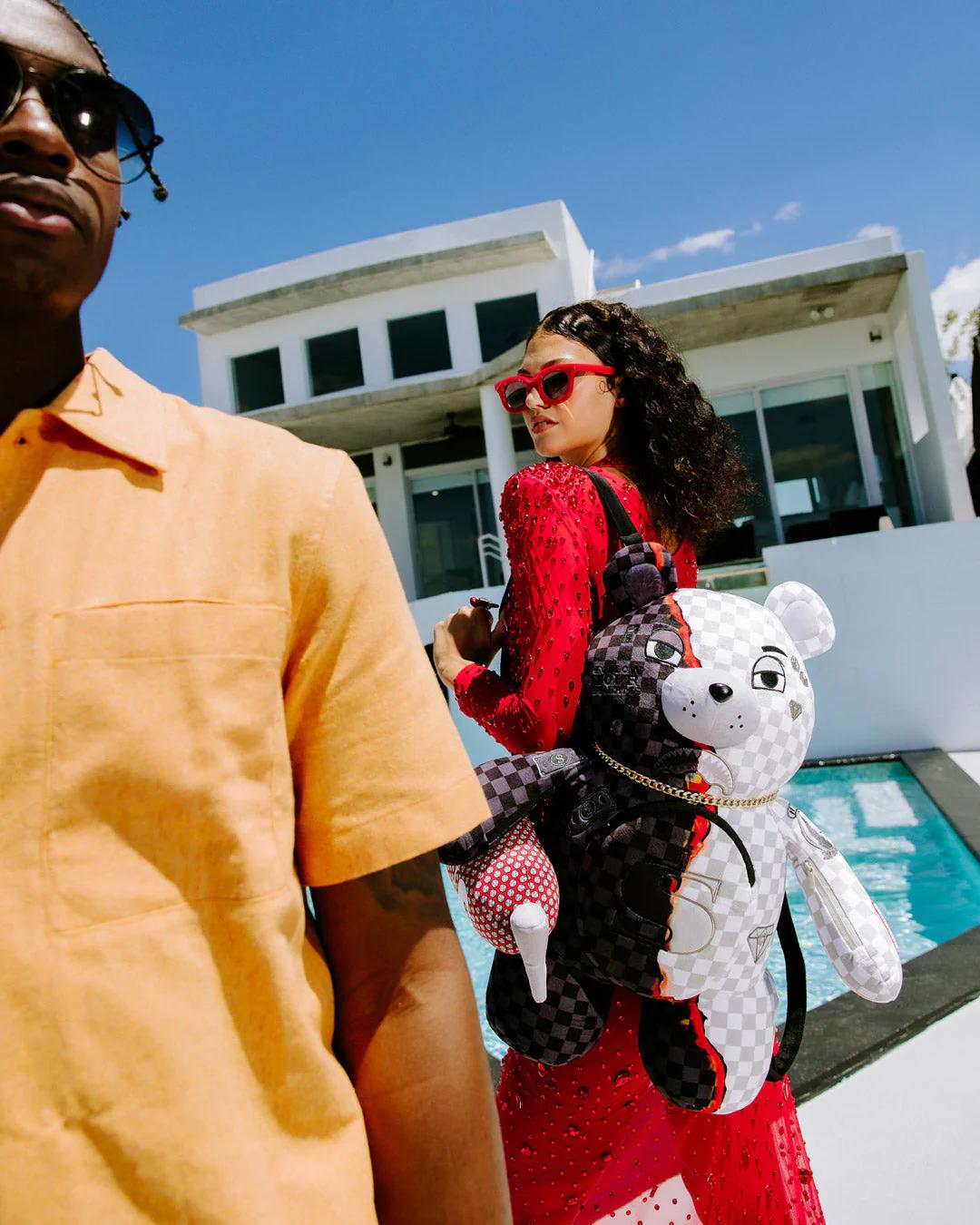Sprayground New | RING OF FIRE MONEYBEAR TEDDYBEAR BACKPACK