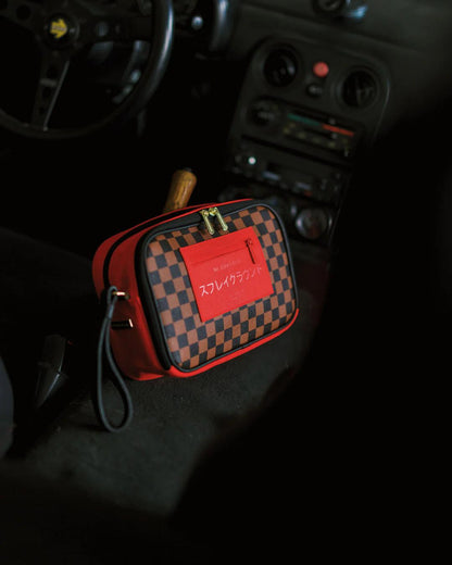 Sprayground Classic | KATANA CHECK BOSS TOILETRY BRICK