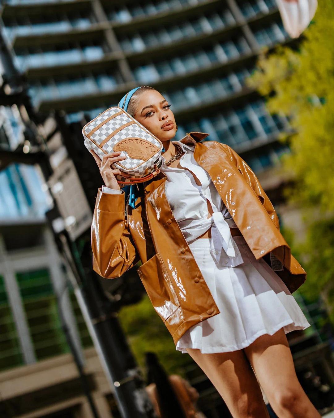 Sprayground New | HENNY LATTE BRICKSIDE TOILETRY BAG