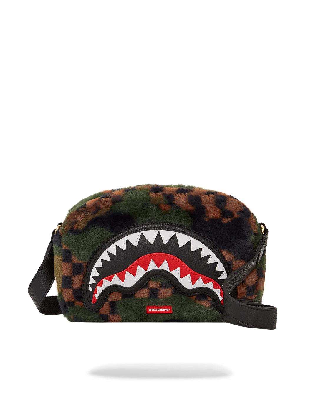 Sprayground Featured | BIG SKY FUR SHARK MESSENGER BRICK BAG