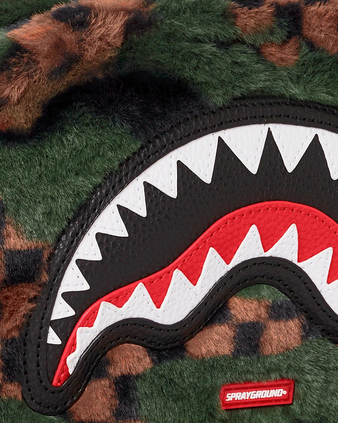 Sprayground Featured | BIG SKY FUR SHARK MESSENGER BRICK BAG