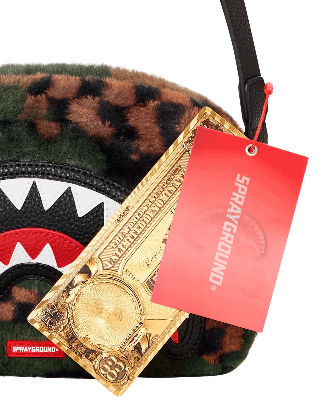 Sprayground Featured | BIG SKY FUR SHARK MESSENGER BRICK BAG
