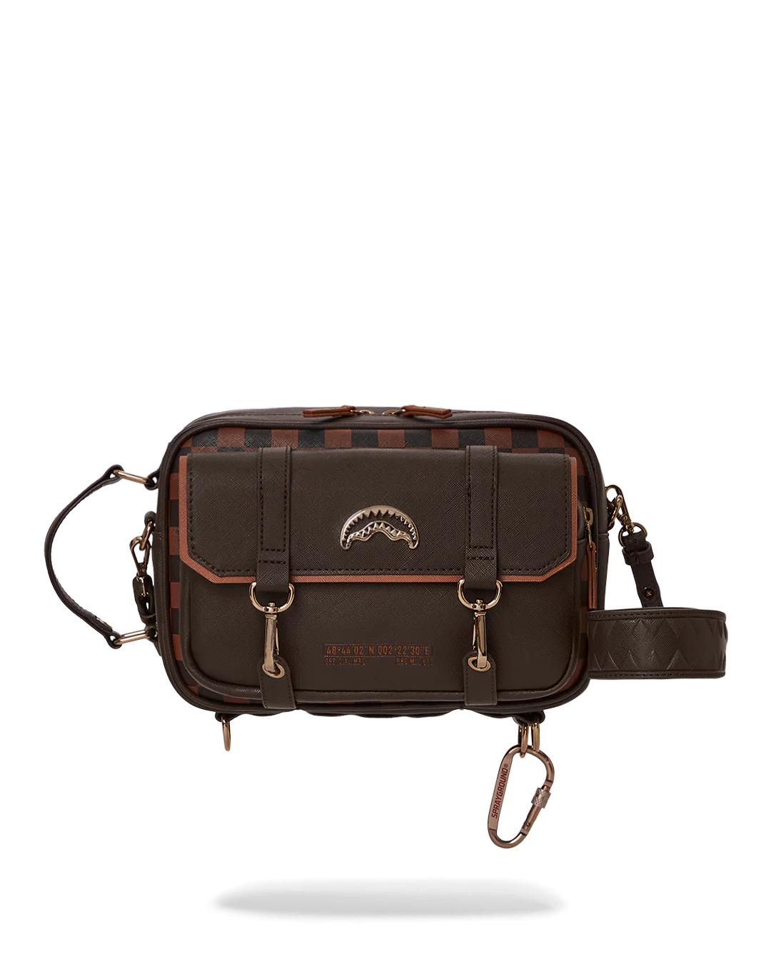 Sprayground Popular | CHECKMATE ROYALE MESSENGER BRICK BAG