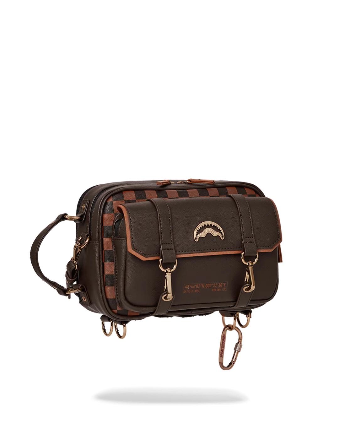 Sprayground Popular | CHECKMATE ROYALE MESSENGER BRICK BAG
