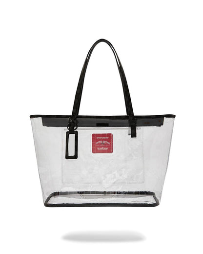 Sprayground Exclusive | FULLY CLEAR SHARKS IN PARIS TOTE