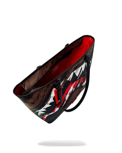 Sprayground New | SHARKS IN PARIS NIGHT DRIFT TOTE