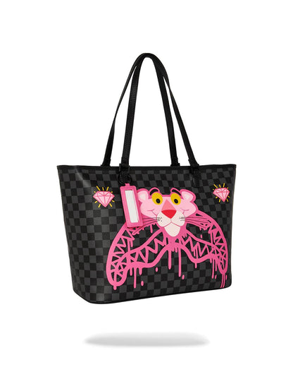Sprayground Best Seller | PINK PANTHER DIAMOND SHARK TOTE