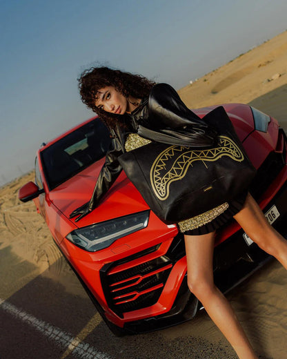 Sprayground Classic | GOLD FANG BEACH TOTE