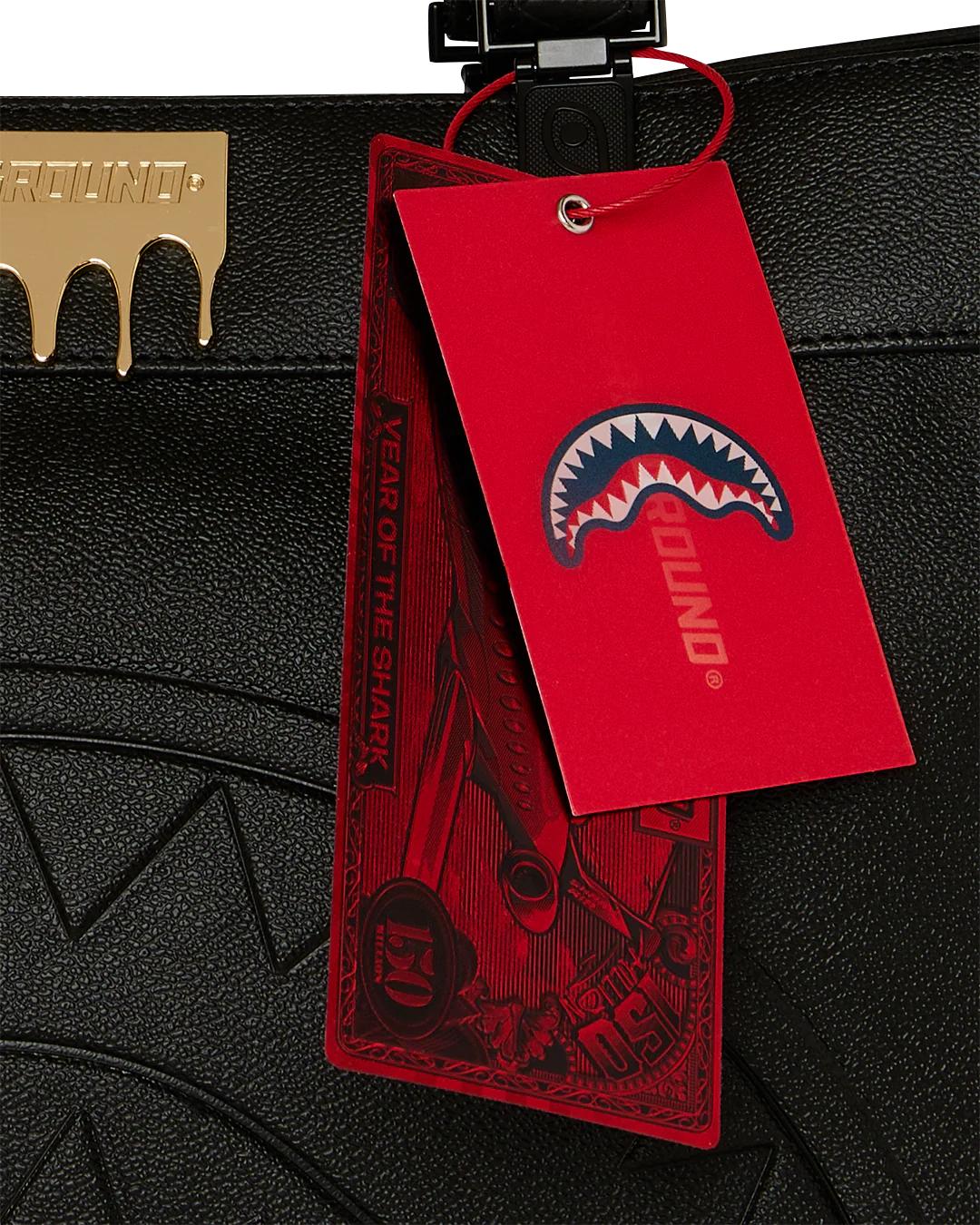 Sprayground Premium | GOLD BRICK DRIP TORTUGA TOTE