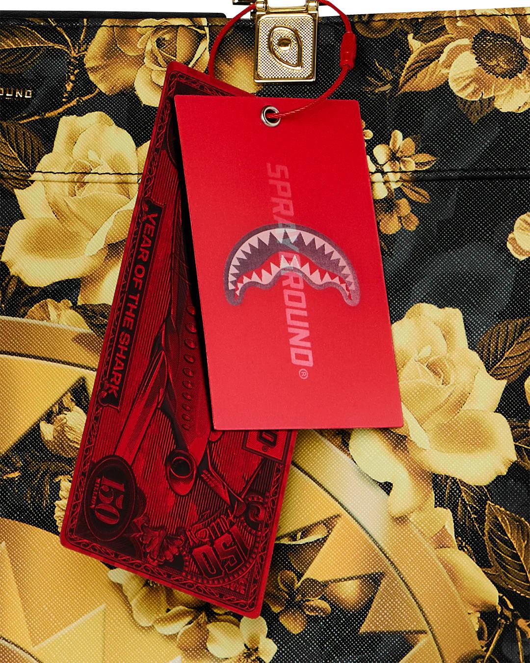 Sprayground New | BILLIONAIRE BLOOM TORTUGA TOTE