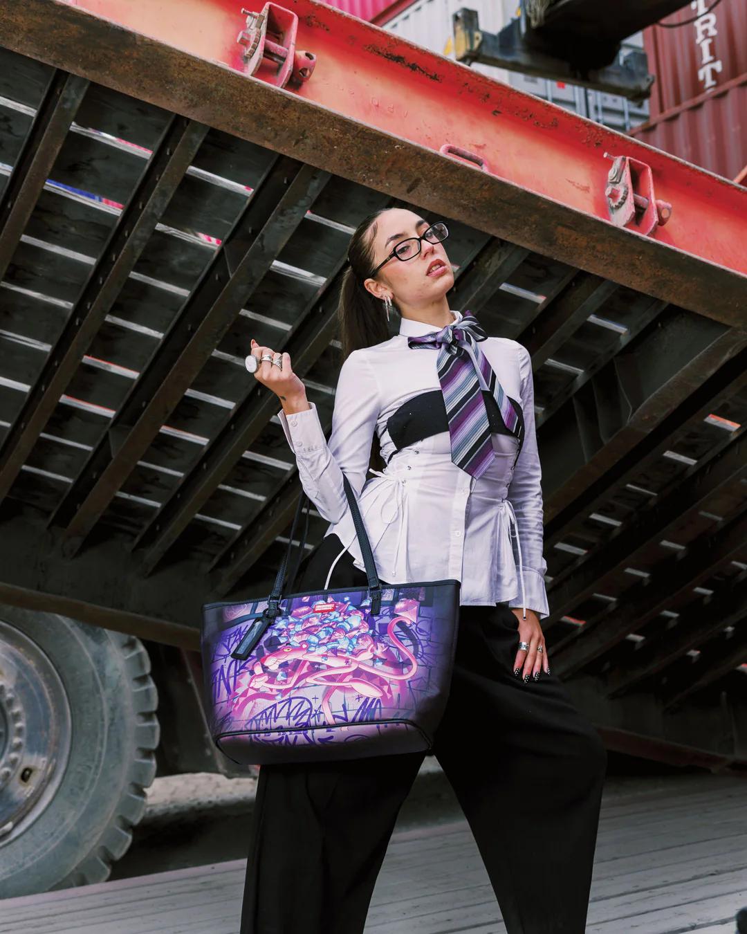 Sprayground Best Seller | PINK PANTHER DIAMOND HEIST TOTE