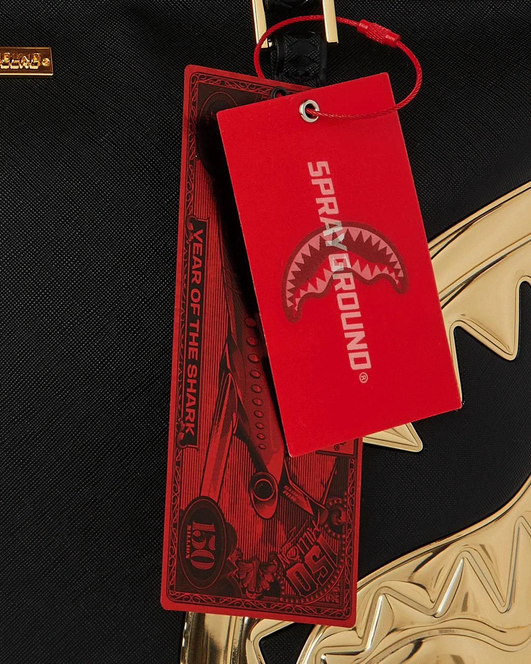Sprayground Essential | GOLDHEART SHARK DRIP TOTE