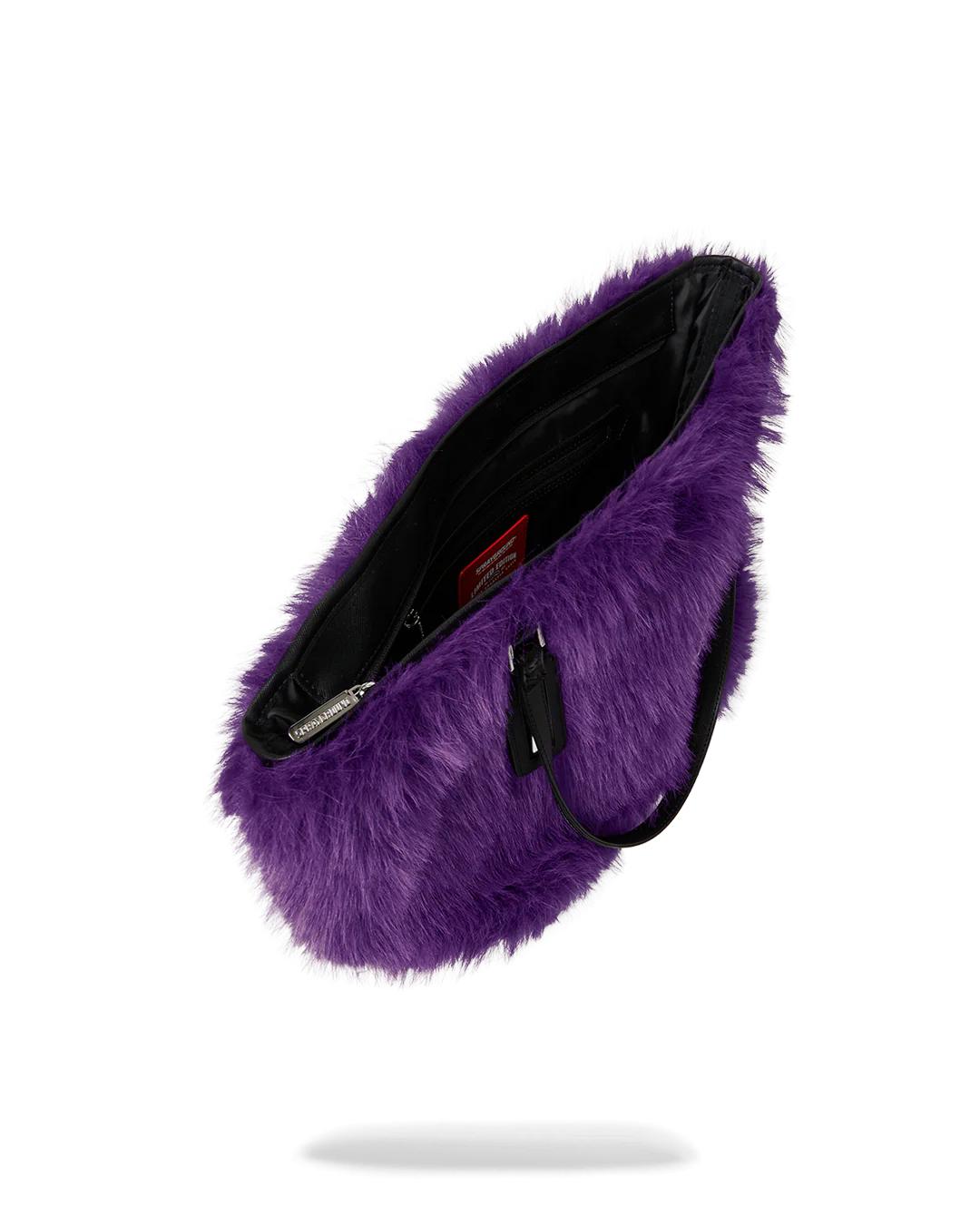 Sprayground Premium | FURZILLA SHARK (PURP) TOTE