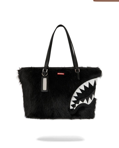 Sprayground New | FURZILLA SHARK (NIGHT) TOTE