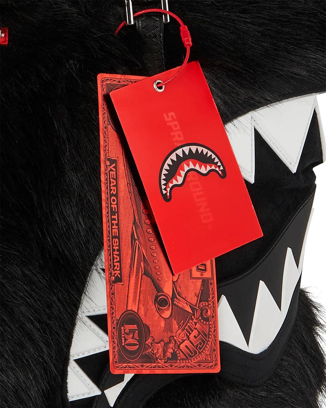 Sprayground New | FURZILLA SHARK (NIGHT) TOTE