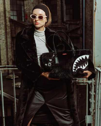 Sprayground New | FURZILLA SHARK (NIGHT) TOTE