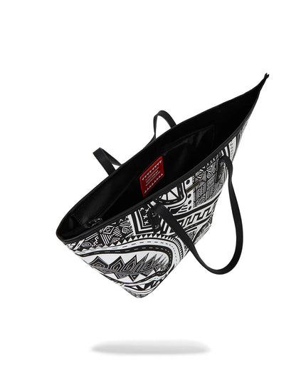 Sprayground Essential | A.I. AFRICAN INTELLIGENCE THE SKYHAWK WING TOTE - SANDFLOWER COLLAB