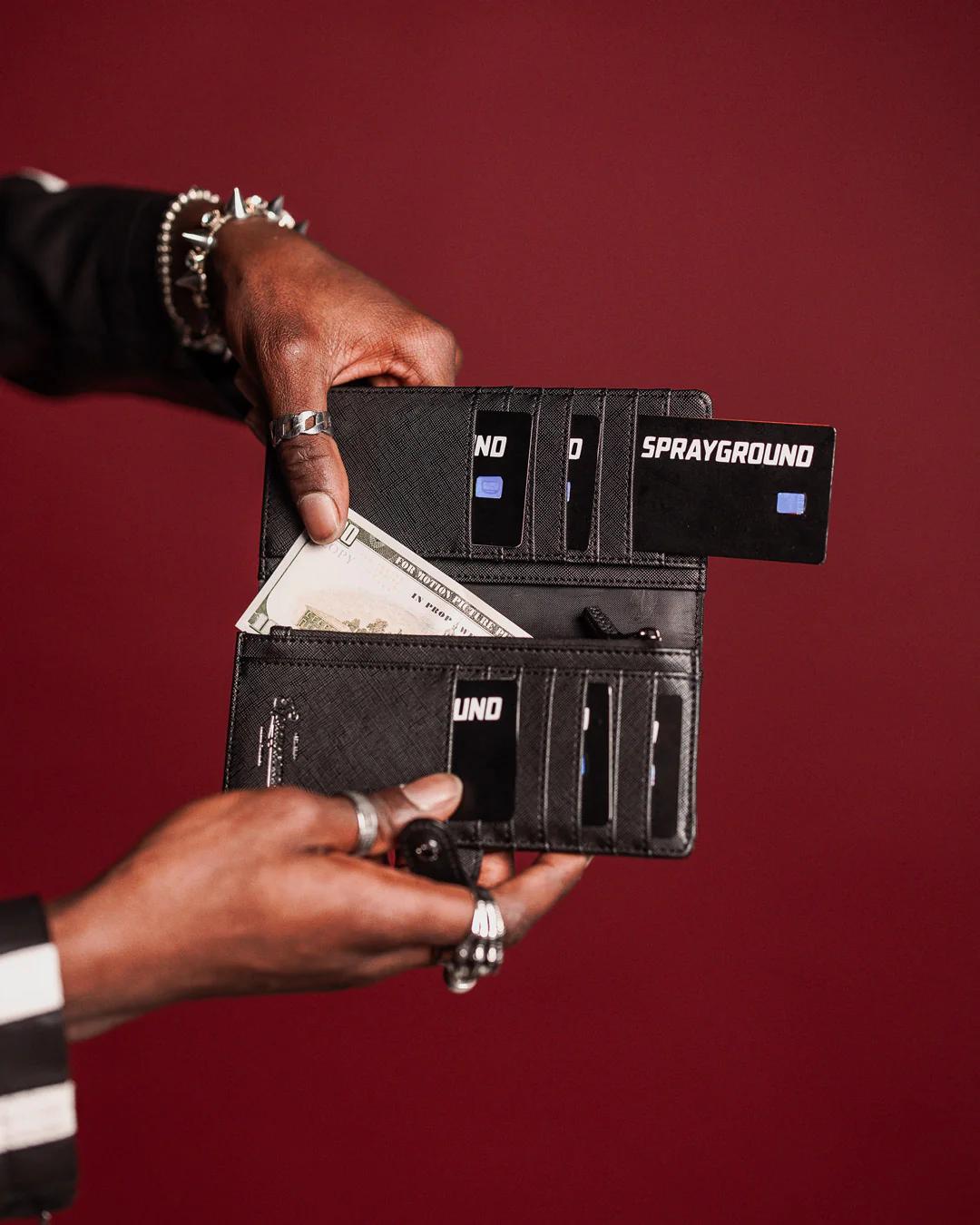 Sprayground Premium | MIDNIGHT CHATEAU SINGLE-FOLD WALLET