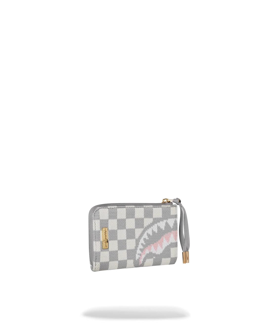 Sprayground New | KNIT SHARKS IN PARIS IN CREAM WALLET