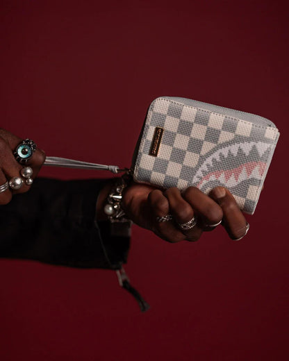 Sprayground New | KNIT SHARKS IN PARIS IN CREAM WALLET