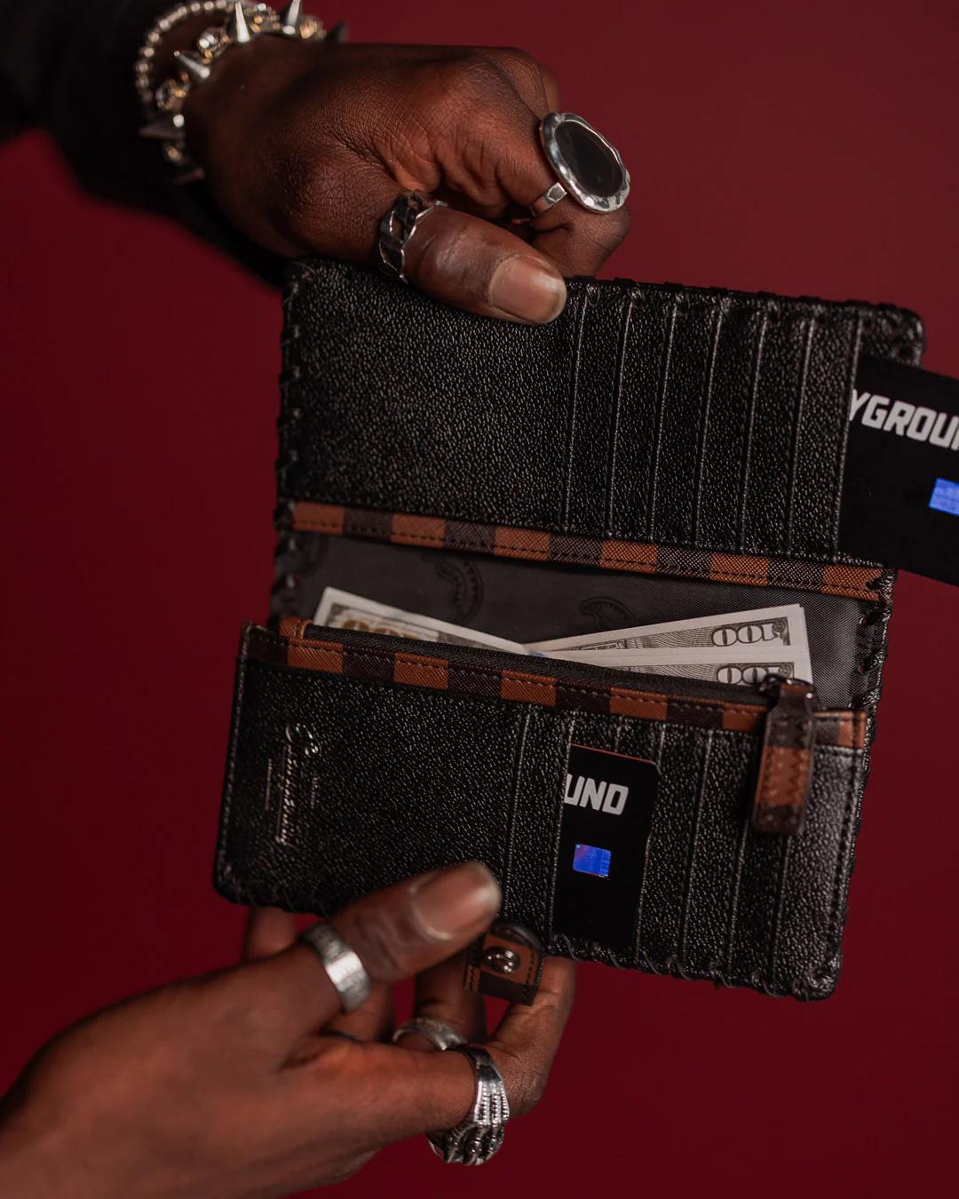 Sprayground Popular | CHECKPOINT ROYALE SINGLE-FOLD WALLET