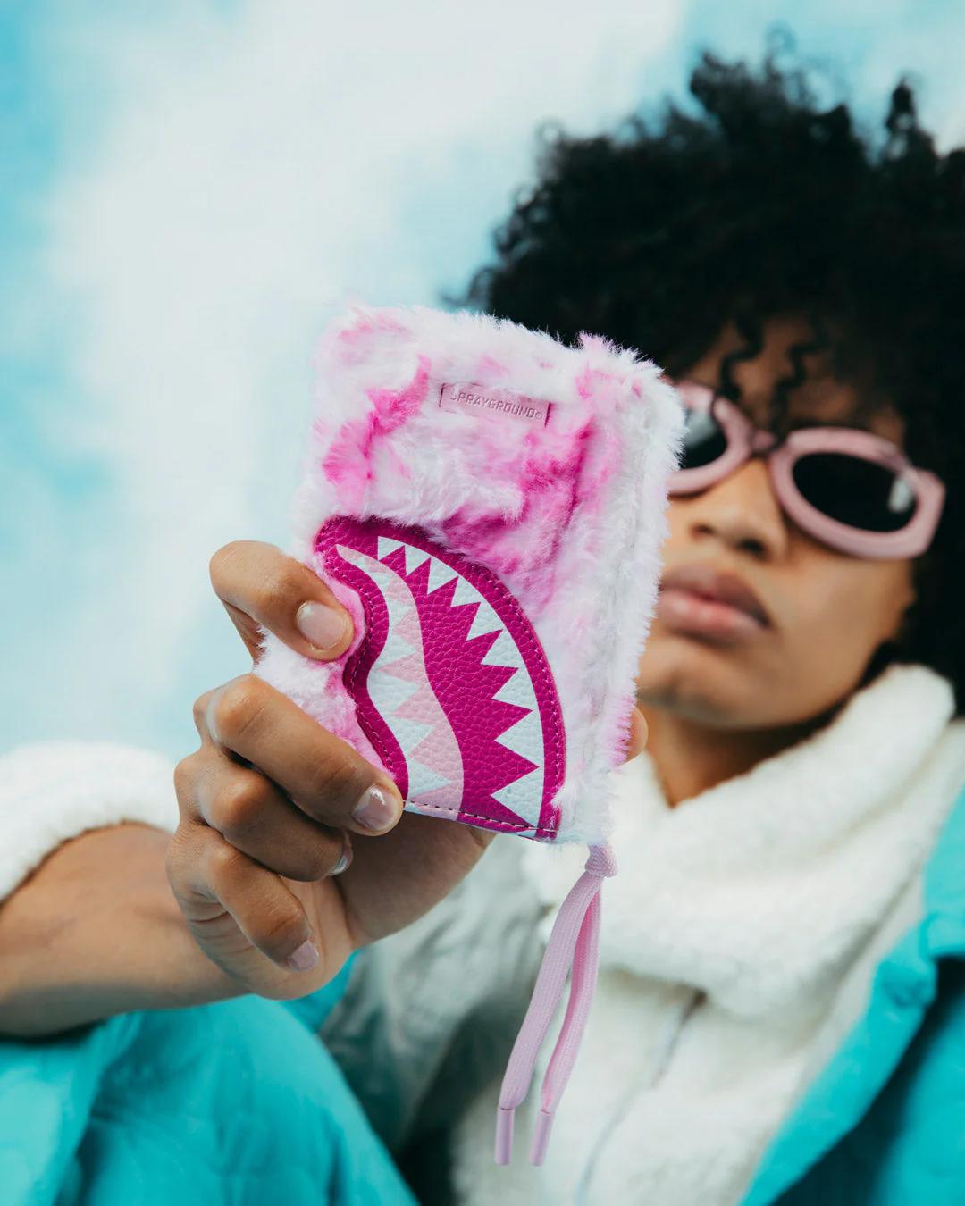 Sprayground Featured | FURRROCIOUS IN PINK WALLET