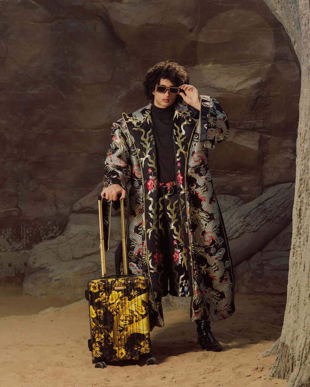 Sprayground Exclusive | BILLIONAIRE BLOOM CARRY-ON LUGGAGE