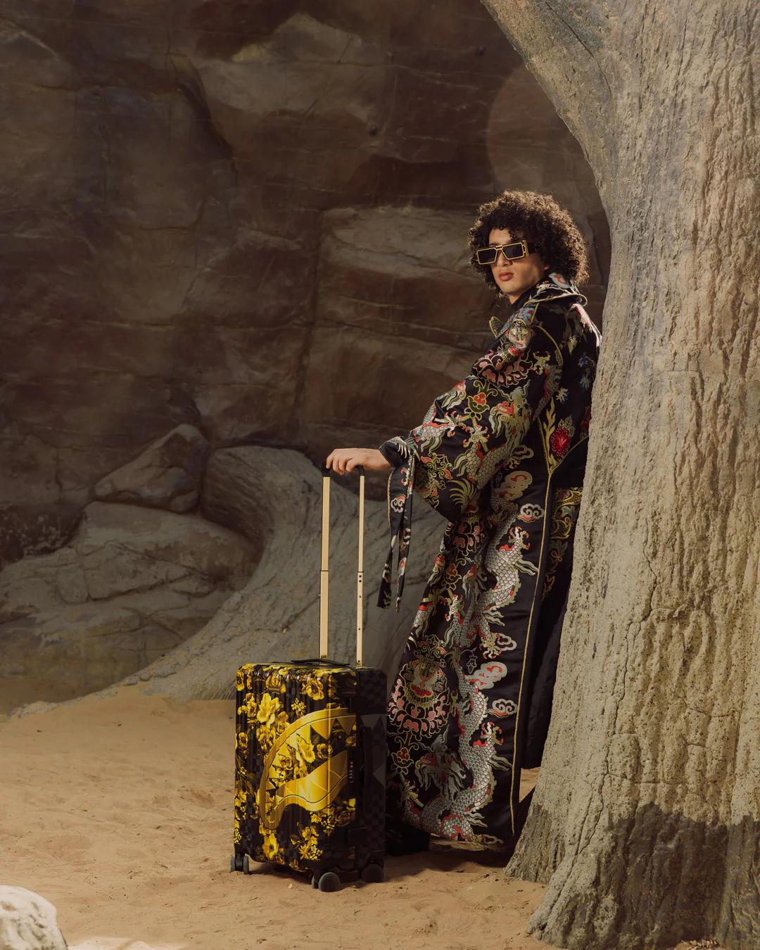 Sprayground Exclusive | BILLIONAIRE BLOOM CARRY-ON LUGGAGE