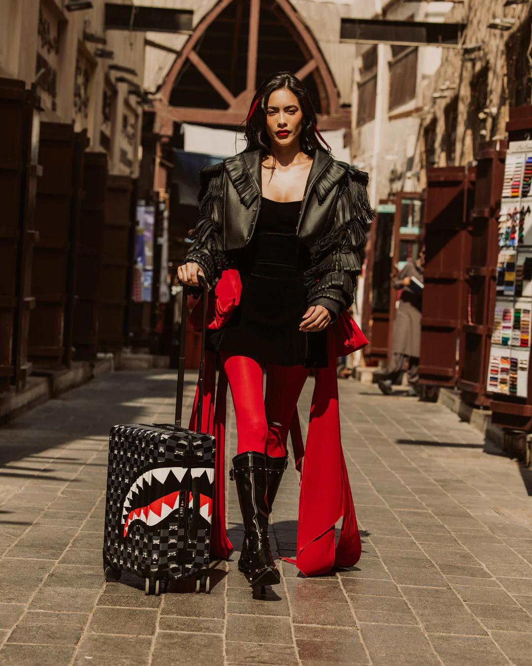 Sprayground Classic | SHARK MOB HIDEOUT CARRY-ON LUGGAGE