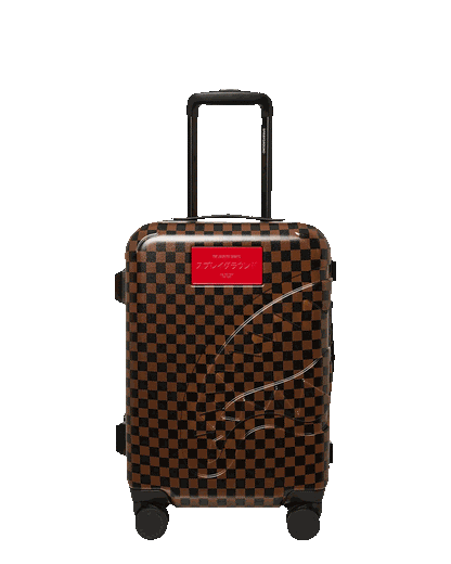Sprayground Premium | KATANA CHECK BOSS CARRY-ON LUGGAGE