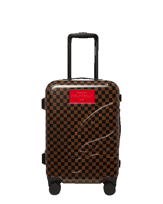 Sprayground Premium | KATANA CHECK BOSS CARRY-ON LUGGAGE